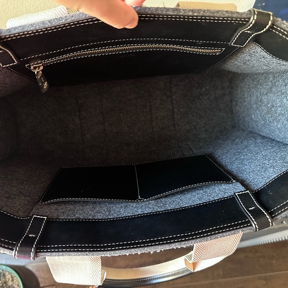 Chloe Large Woody Tote Bag, Grey - Picture 7 of 11